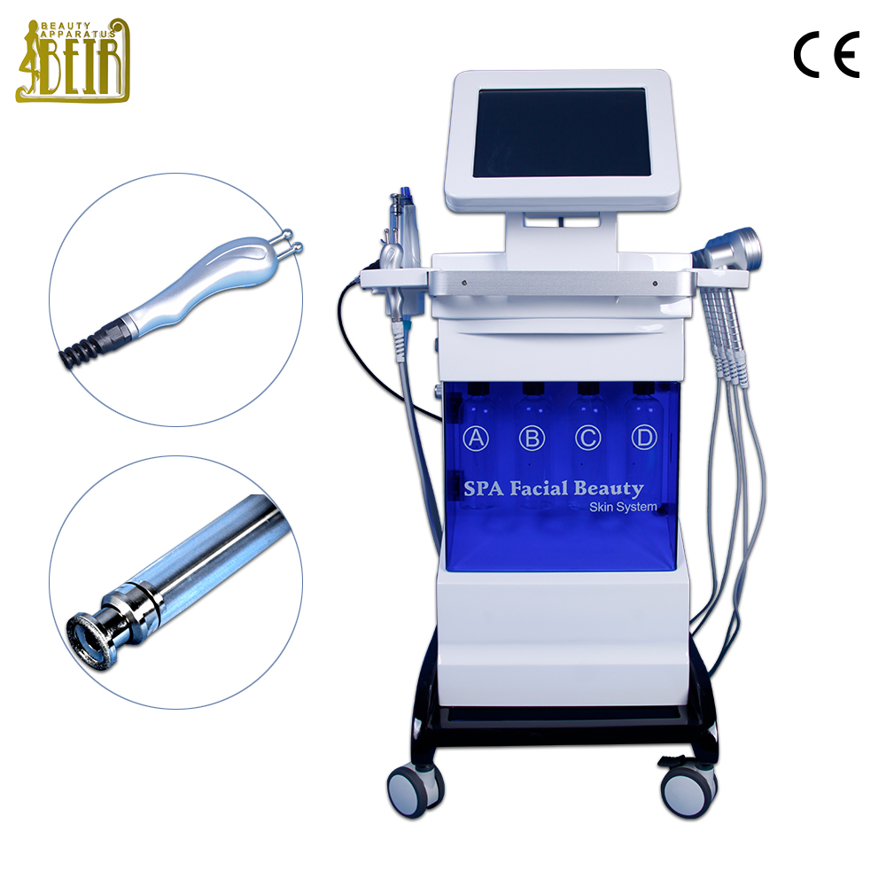 Water oxygen jet aqua peel suction beauty hydro facial machine