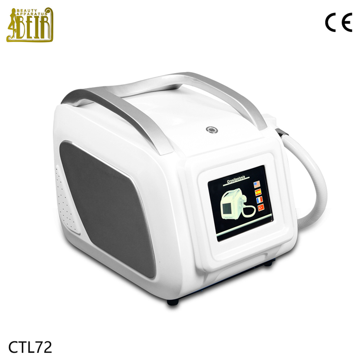 Single cryo handle cryolipolysis machine